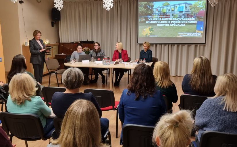 Ikimokyklinio ugdymo situacijos sostinėje aptarimas