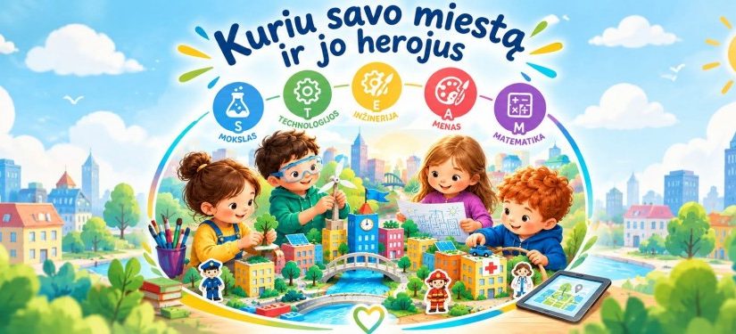 Kviečiame prisijungti prie respublikinio STEAM projekto